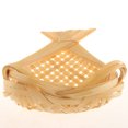 thumbnail image 4 of Bandeja De Bambú Bandeja De Bambú De Servir Fruta Pan De Verduras 21X18cm BLESIY Bamboo Handwoven Bread Basket, 4 of 8
