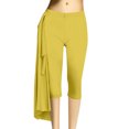 thumbnail image 3 of Women's Capris Free Shipping Under $10 Casual Color Elastic Loose Pants Straight Wide Leg Trousers, 3 of 4