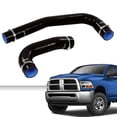 thumbnail image 2 of PIT66 Front Lower Upper Black Radiator Silicone Hoses Fit for 2003-2010 Dodge Ram 2500 3500 Cummins 5.9L/6.7L Diesel, 2 of 10