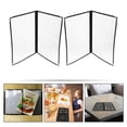thumbnail image 4 of 2Pcs Clear Menu Covers Transparent Restaurant Drink Menu Covers Table Menu Covers, 4 of 9