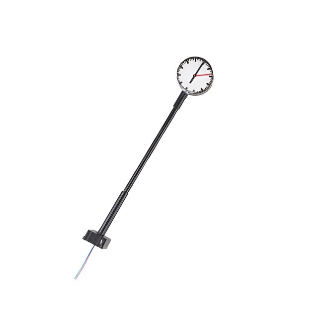 Moyic Lámparas de reloj de plataforma, Material de Metal DIY, poste de luz en miniatura, diseño de tren, poste ligero, luces de calle, decoraciones Artesanía Tipo5 Moyic HA064507-05
