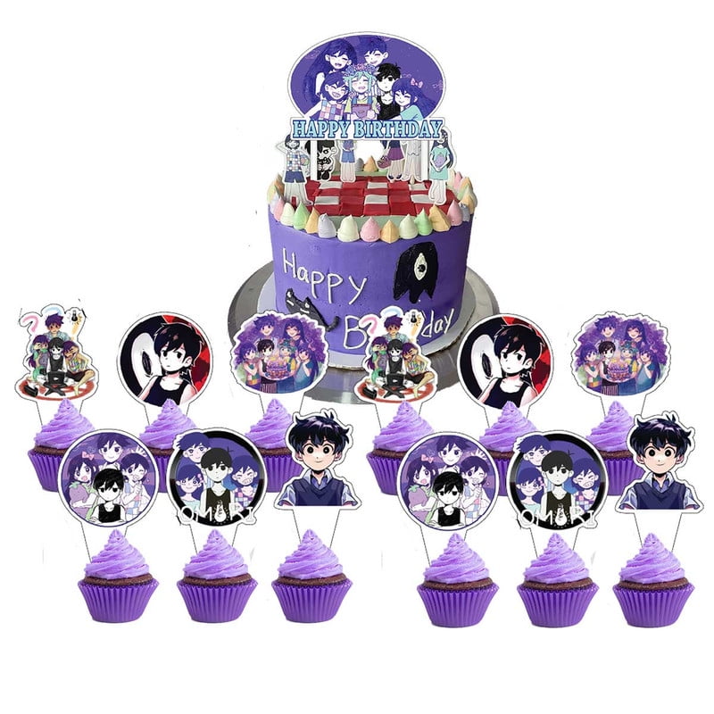14-teiliges Anime-Kuchen-Deko-Set „Attack On Titan“ Für Geburtstagspartys