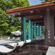 thumbnail image 2 of LAGarden 54"x108" Outdoor Privacy Curtain Drape Tab Top UV30+ Patio Lanai Pergola 4 Piece LAGarden Modern, 2 of 9