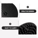 thumbnail image 3 of LOLIPPYY 1Par Red De Para Cubo De Lavado Vehicular Negro Con Material PP Resistente, 3 of 6