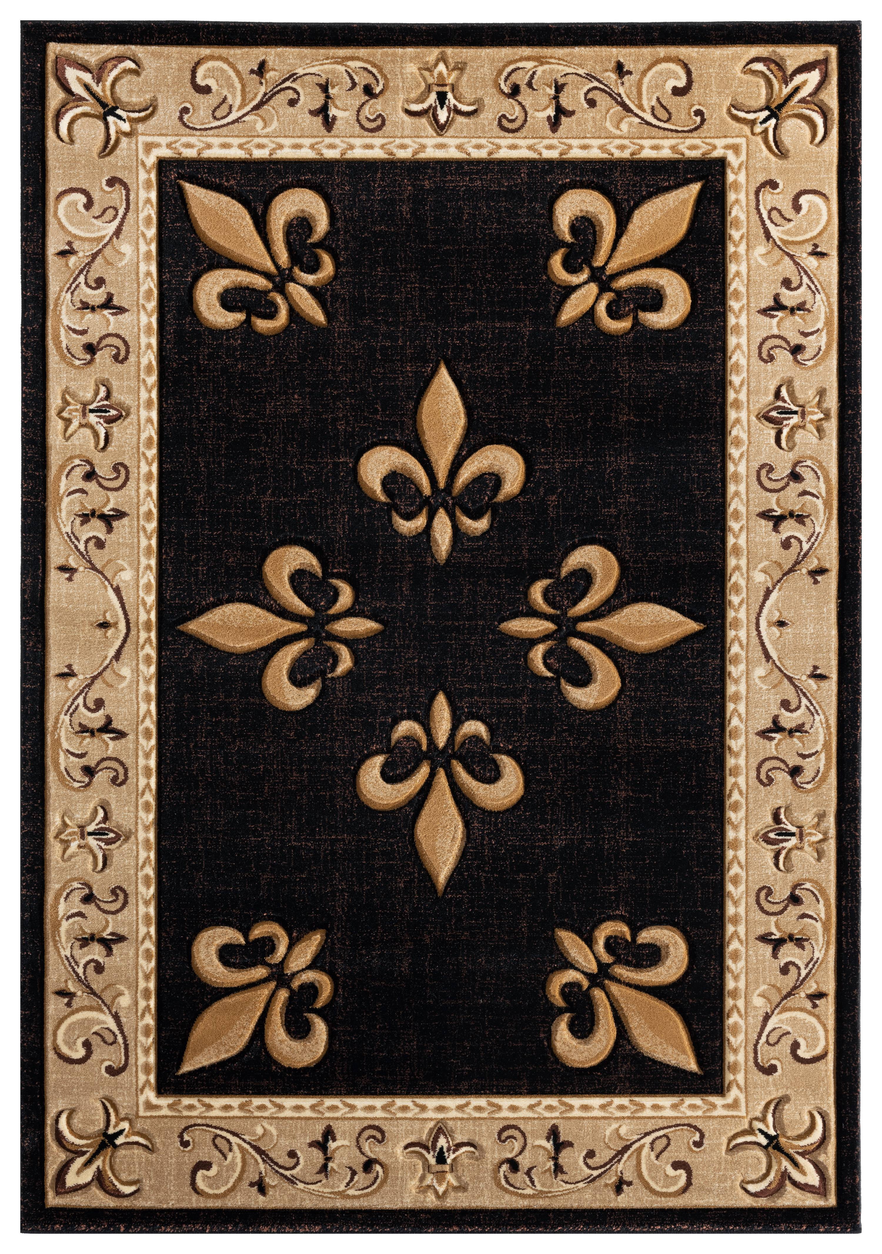 United Weavers Drachma Lafitte Transitional Border Area Rug, Beige, 7'10" x 7'10"