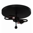 thumbnail image 4 of Meyda Tiffany 144468 Buffalo 2 Light 16" Wide Semi-Flush Drum Ceiling Fixture - Black, 4 of 7