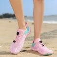 thumbnail image 2 of Dakaela Water Shoes for Men Women Beach Barefoot Swim Socks Anti Slip Hiking Walking Sneakers Pink 9, 2 of 7