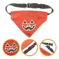 thumbnail image 3 of KAKOWELY Bandana de Halloween que brilla en la oscuridad para mascotas, bandana portátil para perros, bandana decorativa para gatitos, suministros para mascotas, 3 of 4