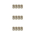 thumbnail image 4 of Ounissouiy 4 Uds rueda giratoria autoadhesiva pegajosa Universal muebles polea cuenta de acero Type1 NO1, 4 of 6