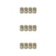 thumbnail image 4 of Yuarrent Paquete de 4 ruedas autoadhesivas para muebles de hogar, polea con cuentas de acero Type1 NO1 Yuarrent CBP321250, 4 of 6