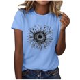 thumbnail image 2 of Fiudx Camisetas para Mujer Camisas de Moda para Mujer, Camisetas de Manga Corta, Blusas, 2 of 5