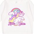 thumbnail image 3 of Inktastic Little Sister Unicorn Toddler Sweatshirt, 3 of 4