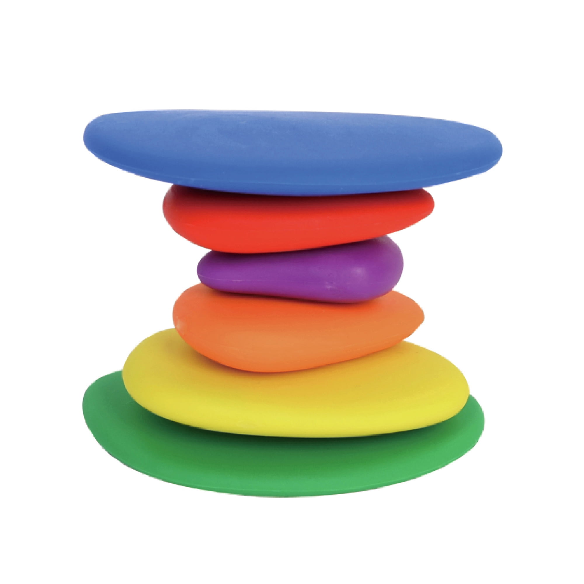 Colorful Set with Storage Case Stacking and Sorting Stone Set with Activity Cards Rainbow Counting Pebbles 70pc Educational Toy for Kids Great Gift for Pre-School Learning in School /& Home