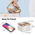 thumbnail image 4 of Mother's Day Kangaroo Compact Jewelry Box with Imitation Metal Nylon Zipper and Small Grid, 4 of 6