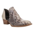 thumbnail image 2 of Diba True Womens Shy Town Snake Round Toe  Ankle Boots, 2 of 6