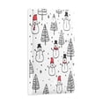 thumbnail image 2 of Yayeee Blank Wall Plate Cover 1-Gang 4.5"x2.7" Home Unused Decorative Outlet, Black Cartoon Snowmen, 2 of 7