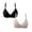 FM91_Black&Light Beige, variant on 2 PCS Wireless Bra Push Up Adjustable Strap Bralettes Comfortable Full Coverage Everyday Bras Black&Dusty Pink 42