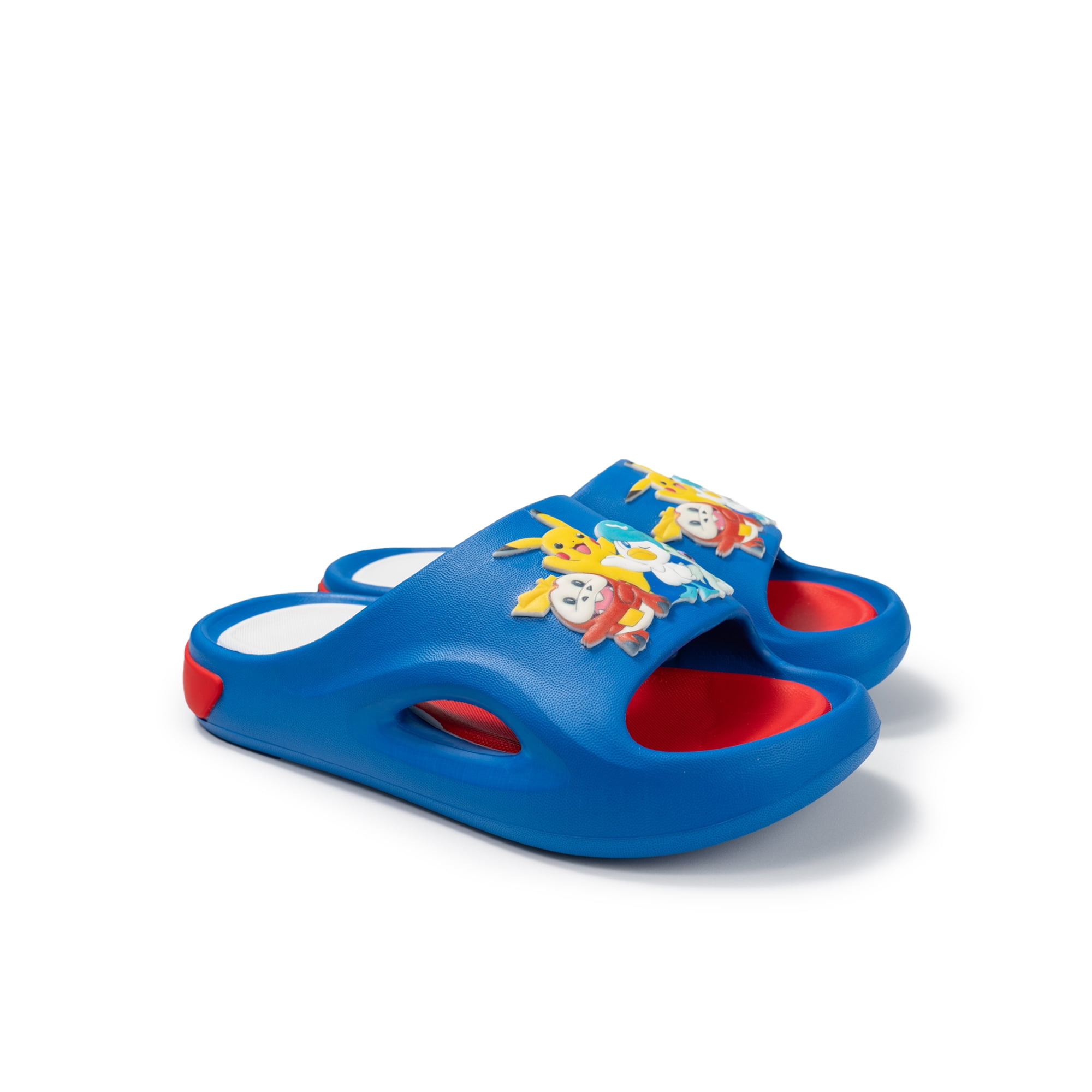 Pokemon Little & Big Boys Comfort Slide Sandals