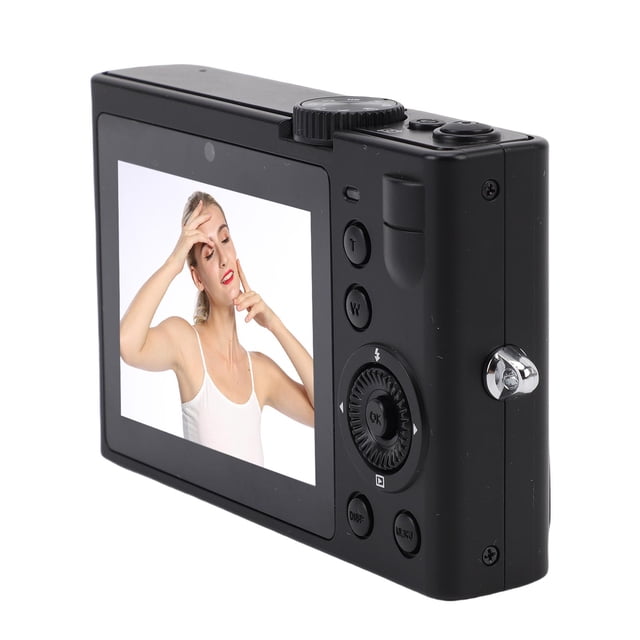 Cámara Digital De 5k Para Fotografía, Cámaras Duales Delanteras Y Traseras De 64MP Cámara Vlogging Para Video De YouTube Con Pantalla Táctil De 2.8", Luz De Relleno