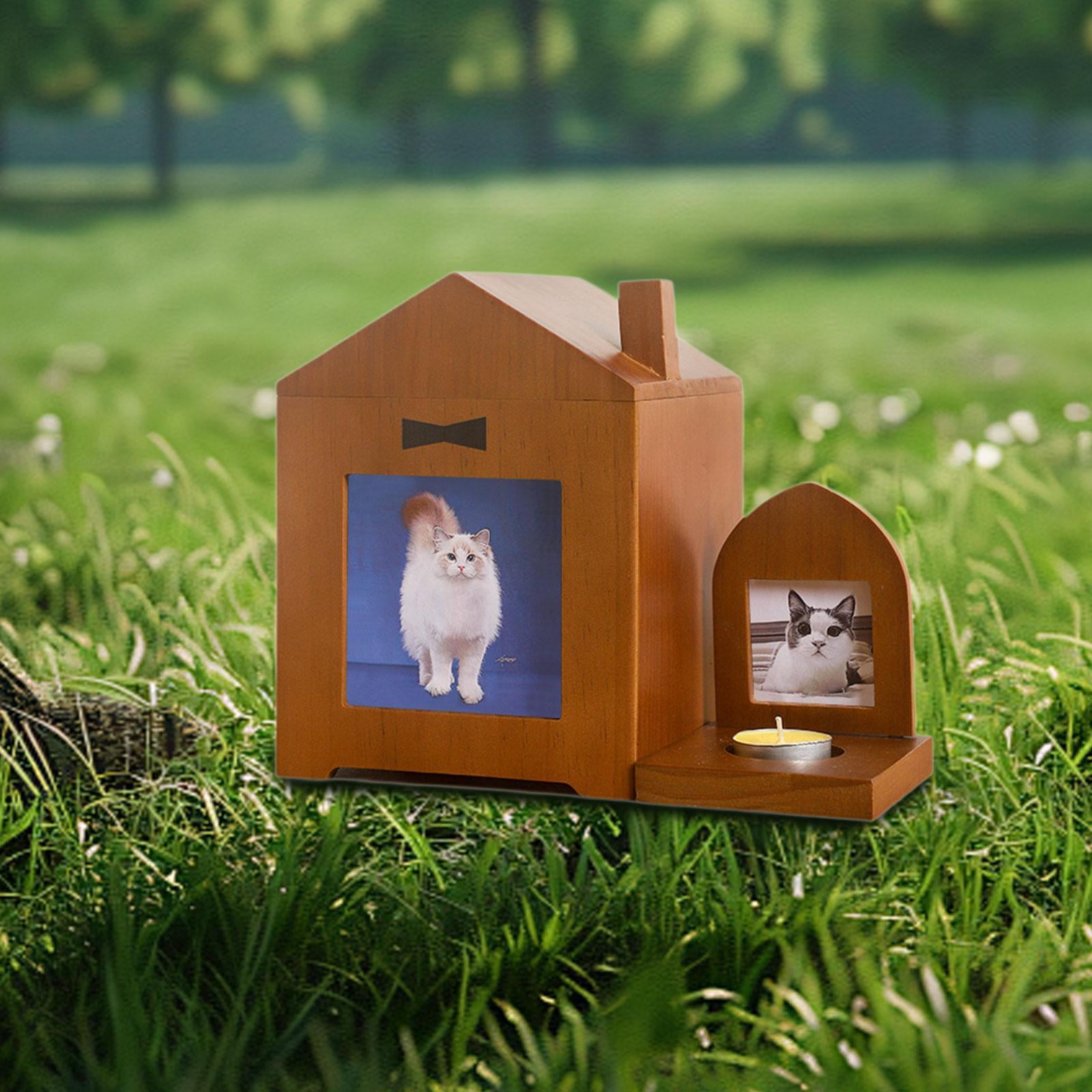 Bvdfgk Pet Memorial Urn Memorial Box for Dogs or Cats Ash Souvenir Gifts Commemorate