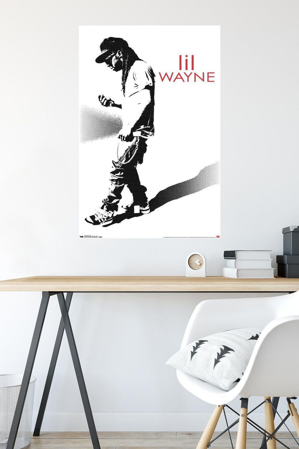 Lil Wayne - Hustle Wall Poster, 14.725" x 22.375" Framed