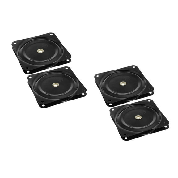 Hemoton 2pcs Heavy Duty Bar Stool Swivel Replacement Seat Swivel Bar Stool Swivel Plate Chair Swivel Base Ball Bearings Hardware for Chair or Furniture