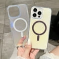 thumbnail image 5 of Magnetic Back Case for Apple iPhone 16 Plus, Gradient Color Shockproof Anti-Scratch Translucent Stylish Phone Case for iPhone 16 Plus, Blue, 5 of 9