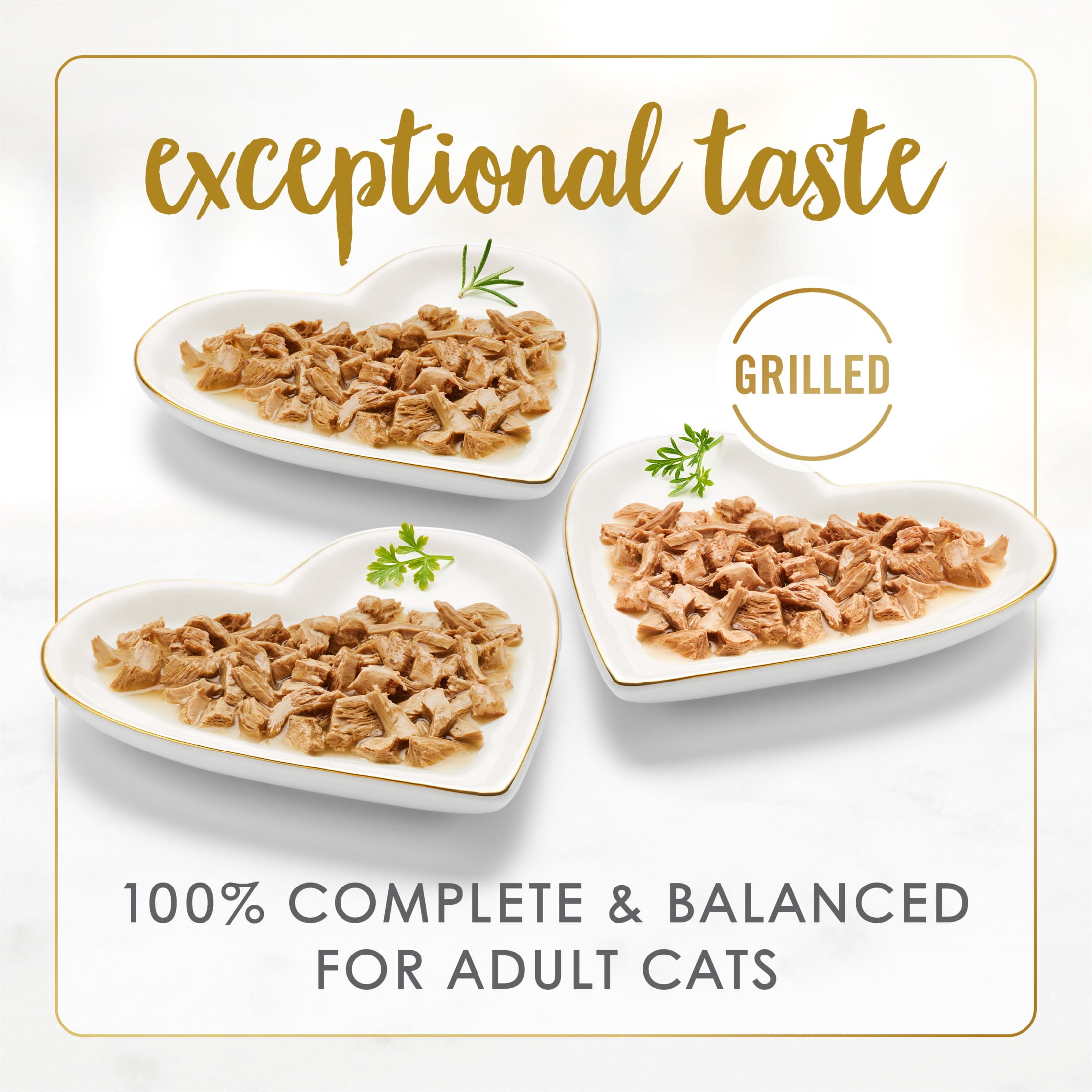 (3 pack) Purina Fancy Feast Poultry & Beef Grilled Collection Wet Cat Food Variety Pack, 3 oz Cans (30 Pack)