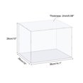 thumbnail image 2 of Uxcell Display Case Box Acrylic Box Transparent Dustproof Protection Showcase 36x26x26cm for Collectibles, 2 of 5