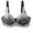 White, variant on Nursing Bras Women Lace with Steel Solid Color Double Breasted Push Up Bra V-Neck No Underwire Bra Feature Hook and Eye Closure Demi & Balconette Bra Style Y-338 , Black 3XL