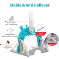 thumbnail image 4 of Ensemble d'Activité Sportive pour Enfants avec Support de Basketball, Golf, Football, Lancer de Ring, Hauteur Ajustable pour 3 à 6 Ans, 4 of 5