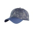 thumbnail image 1 of NYFASHION101 Distressed Look Cotton Blend Precurved Baseball Cap Hat - Ice Blue, 1 of 4