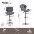 thumbnail image 3 of Set de 2 Sillas Altas Elly Latte Gris, 3 of 7