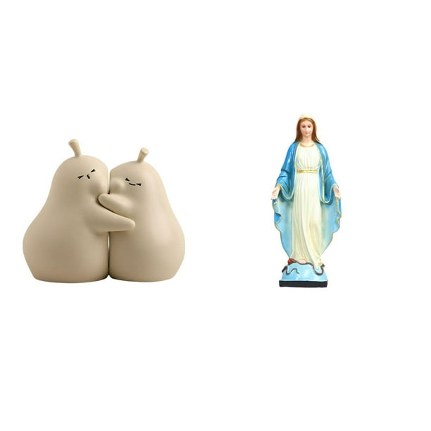 sujetalibros decorativos,Sujetalibros decorativos para oficina,hogar,libros pesados,Sujetalibros,topes,estantes,expositores modernos,Estatua católica,Estatua de la Virgen María Figura