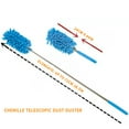 thumbnail image 3 of 1 Pc Microfiber Extendable Hand Dusters Washable Dusting Brush with Telescoping Pole for Cleaning Car, Computer, Air Conditioning, TV and Else, 9.44"-28.3", Blue, 3 of 6