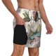 thumbnail image 2 of Balery Flying Butterflies-1 Bañador para hombre, shorts de playa de secado rápido con entrepierna y forro de compresión-X-Large, 2 of 6