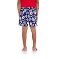 thumbnail image 2 of U.S Polo Assn. Hibiscus Print Swim Short with Brief Liner, Sizes 4-18, 2 of 4