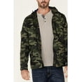 thumbnail image 3 of Flag Mens and Anthem Byron Camo Print Hooded Windbreaker Jacket Large Green, 3 of 5