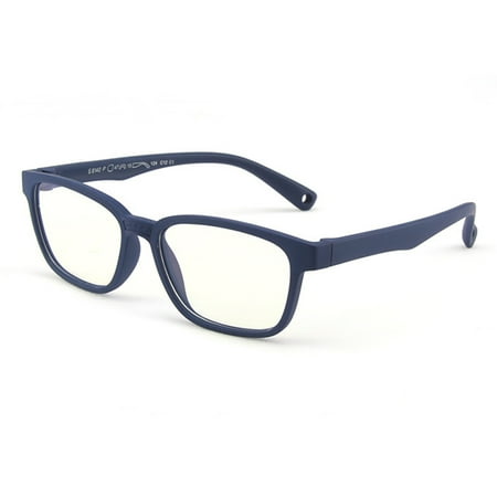 

Children Optical Glasses Anti-blue Light Safe Eyeglasses Plain Mirror Silicone