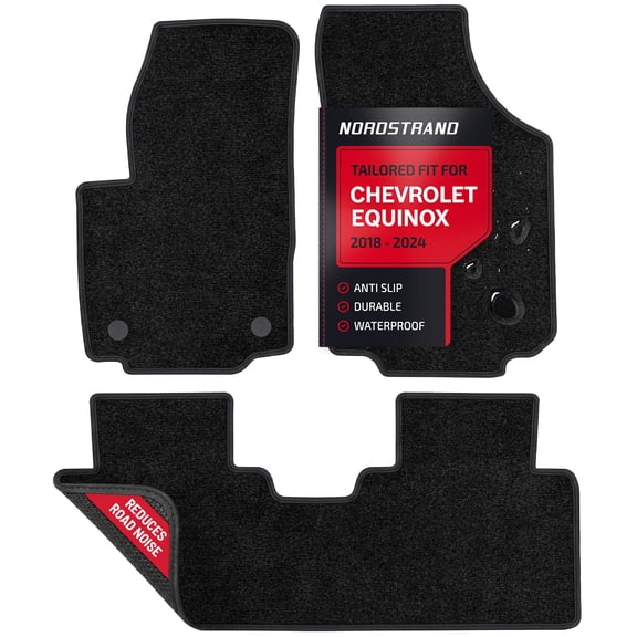 Floor Mats for 2018-2024 Chevrolet Equinox - Tailored 3D Fit