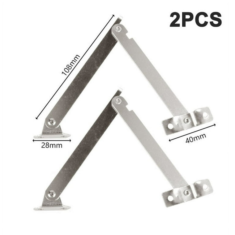 Pack of Adventure 2PCS Lid Support Hinges, Antique Bronze, Metal