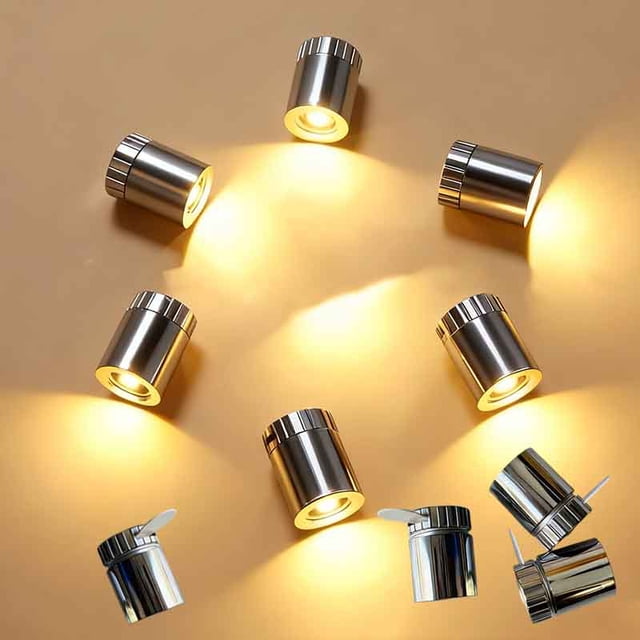 Mini lámpara Led modelo de juguetes de luz pequeña para hacer modelos DIY, globos para casa de muñecas, decoración de fiesta, artesanía a mano, diseño de mesa de arena, 10 Uds.,Cálido, 10 piezas