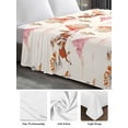 thumbnail image 6 of Pink Western Cowboy Twim Size Flat Sheet, Wrinkleproof & Fadeproof Cooling Flat Bed Sheet Only, Retro Ethnic Horse Cactus Plants Breathable Soft Bedding Top Sheets 66 x 96 Inches, 6 of 8