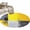 Multi, variant on Round Rugs 3Ft, Abstract Yellow Gray Round Area Rug Washable Indoor Throw Carpet, Modern Geometric Oil Painted Small Non Slip Circle Rug for Bedroom Living Room Home Decor Aesthetic