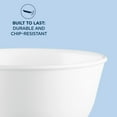 thumbnail image 3 of Corelle Crack Resistant Tableware Bowls, Glass White, 28 oz, 3 of 7