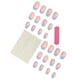thumbnail image 5 of Uñas postizas azules estilo francés | Uñas en forma de gota de agua | 24 piezas en varios tamaños | Acrílico resistente e inodoro para presionar | Ajuste cómodo | Set de manicura DIY calidad salón, 5 of 9