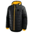 thumbnail image 5 of Men's Fanatics Black Pittsburgh Steelers Full-Zip Hooded Jacket, 5 of 6