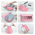 thumbnail image 2 of Packing Cubes for Travel, 8Pcs Travel Cubes Set Foldable Waterproof Suitcase Organizer Luggage Storage Bag, Pink, 2 of 7