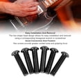 thumbnail image 3 of 6 PCS Double Rocker Bridge Saddle Height Adjustment Screws Guitar Bridge Hex Screws Electric Guitar Accessories, 3 of 8