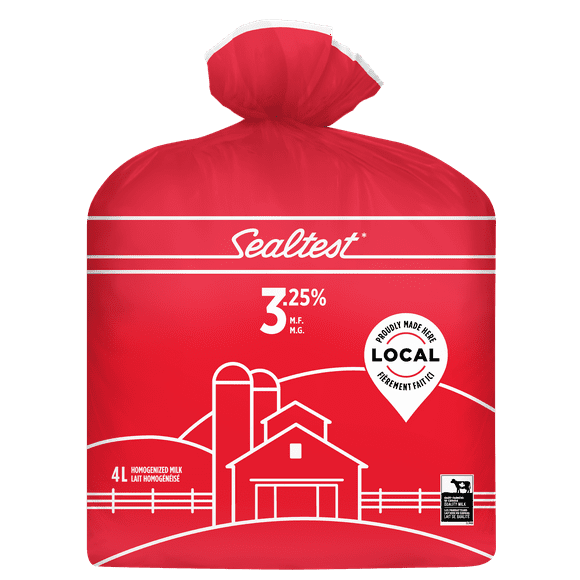 Lait homogénéisé 3,25 % Sealtest 4 L
